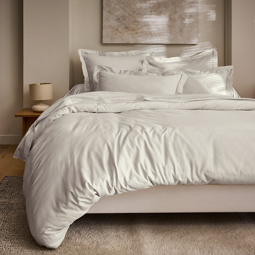 Taie D'Oreiller "Prestige" - Satin De Coton - Sable