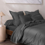 Taie De Traversin - 100% Percale Coton - Ardoise
