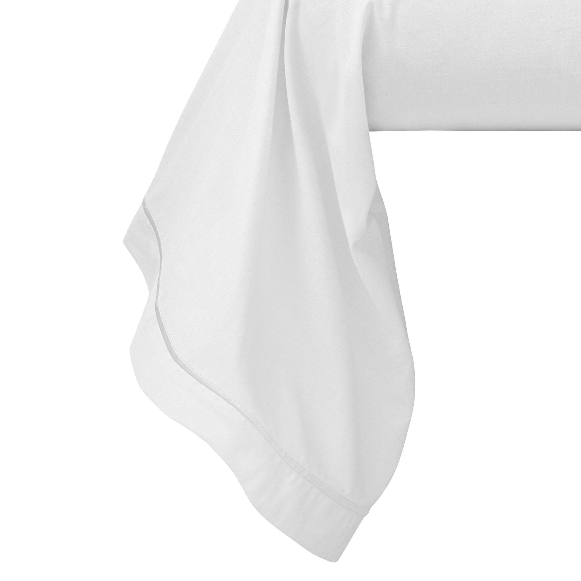 Taie De Traversin - 100% Percale Coton - Neige