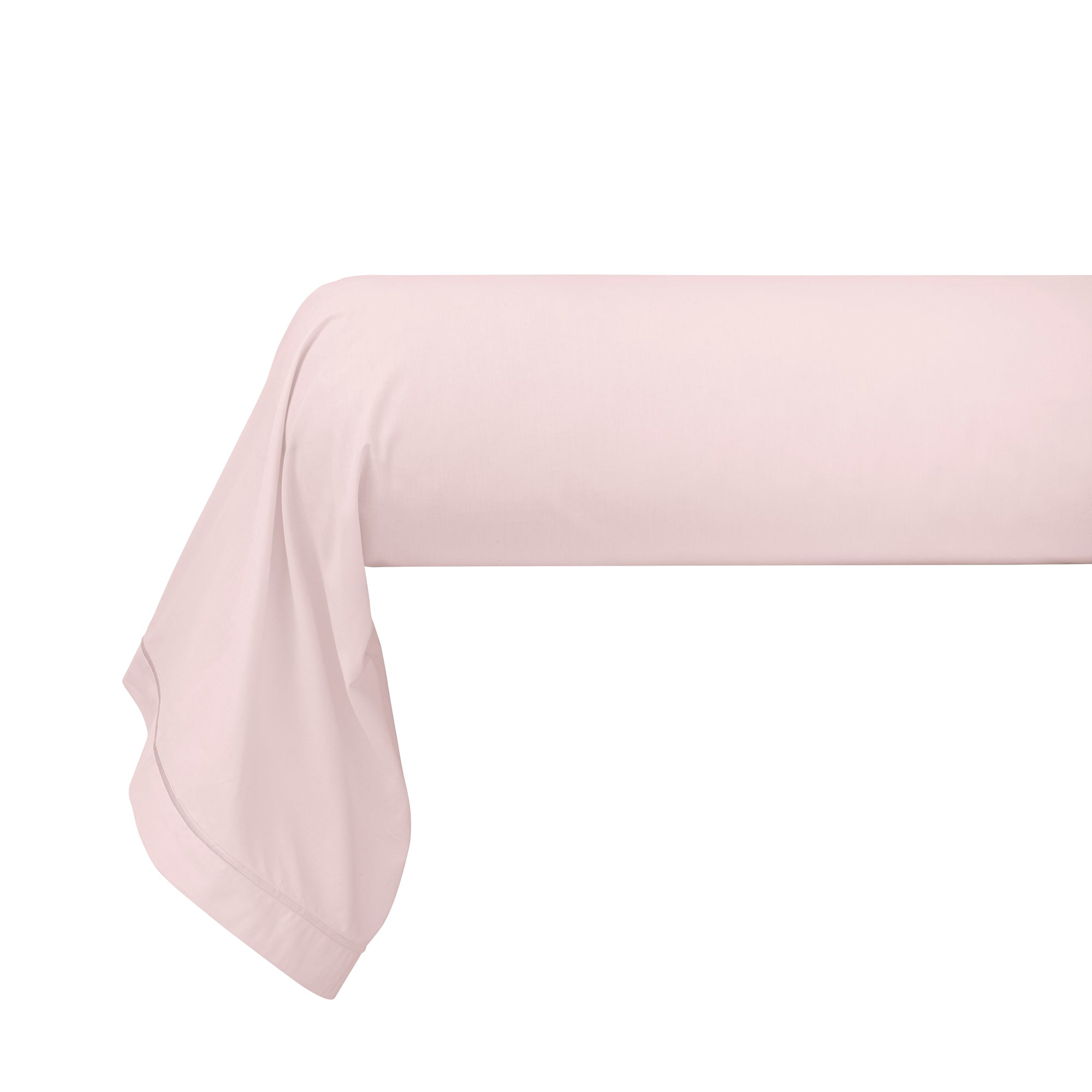Taie De Traversin - 100% Percale Coton - Rose