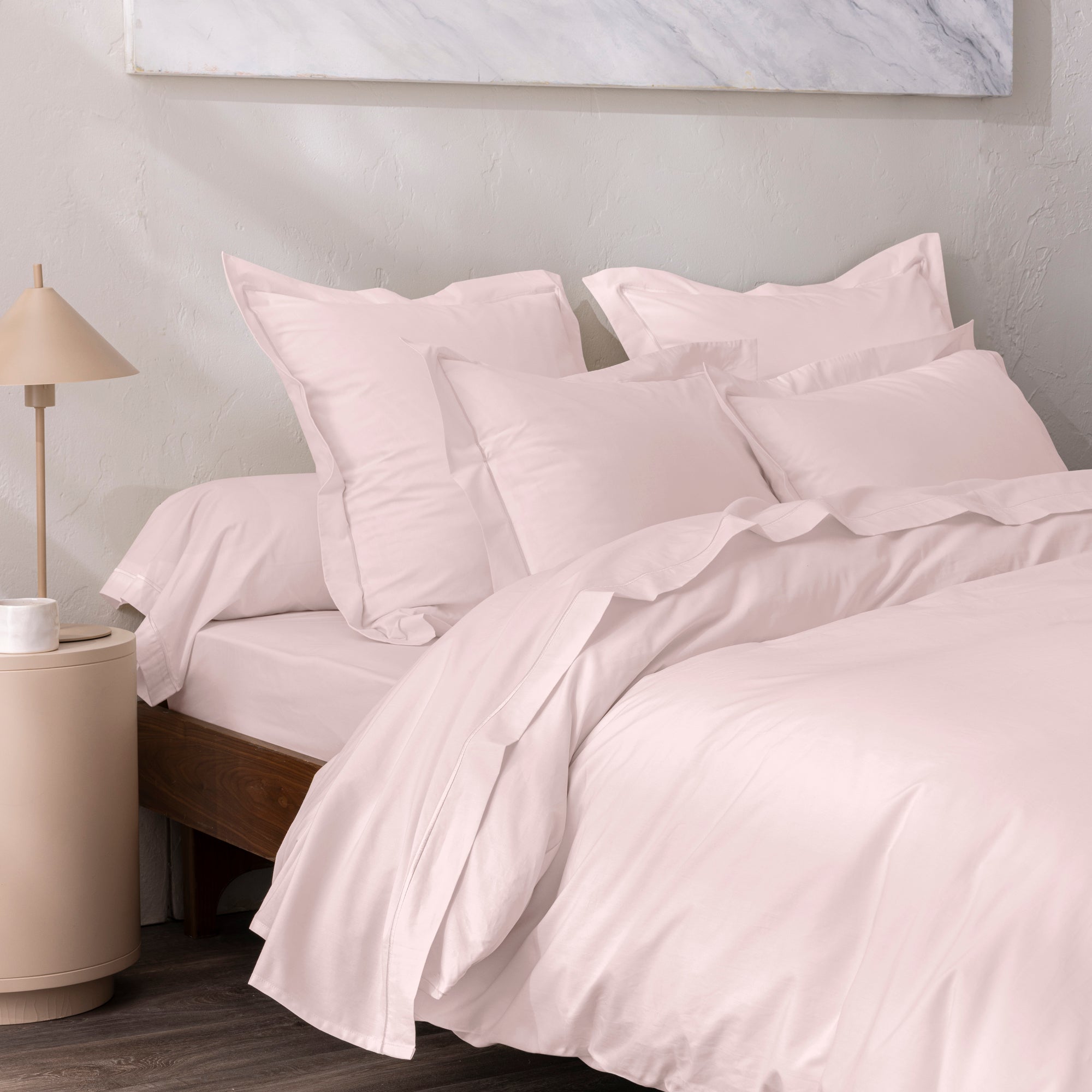Taie De Traversin - 100% Percale Coton - Rose
