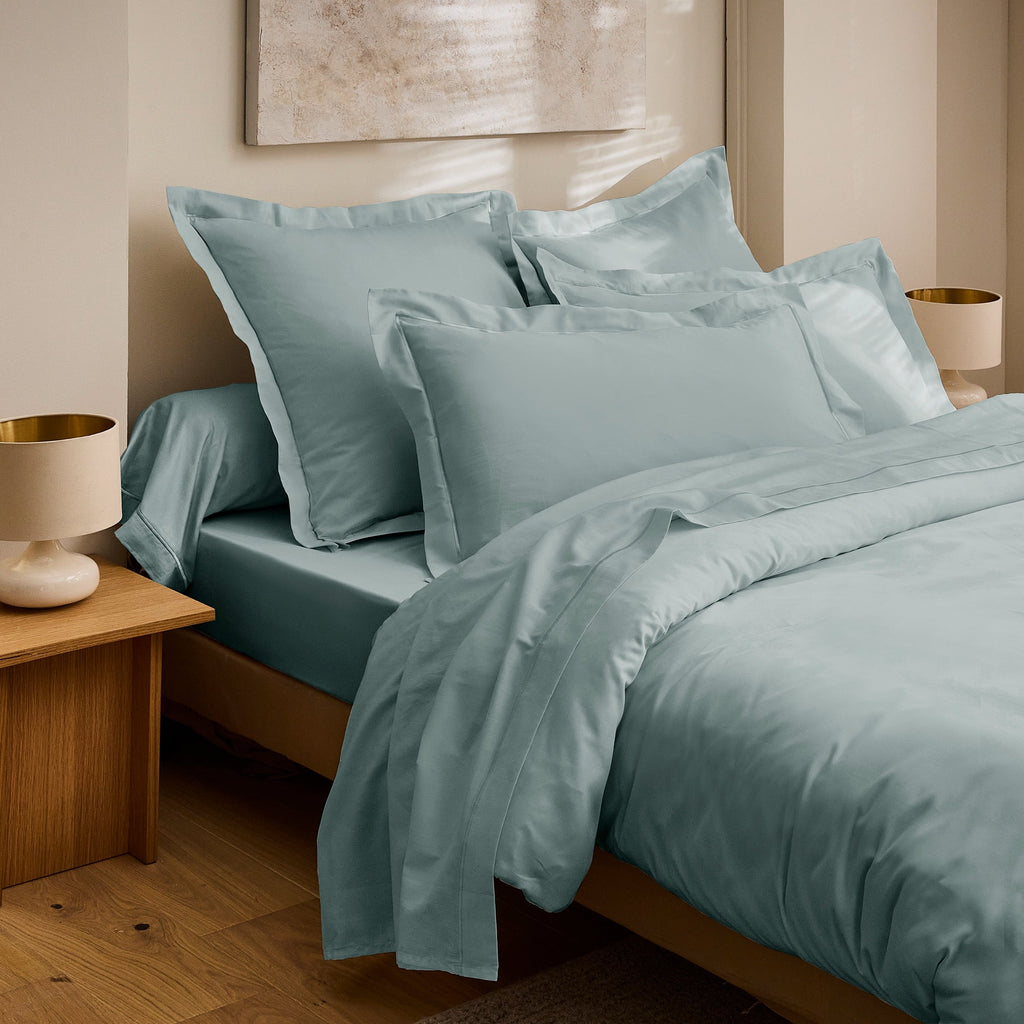 Taie De Traversin "Prestige" - Satin De Coton - Celadon