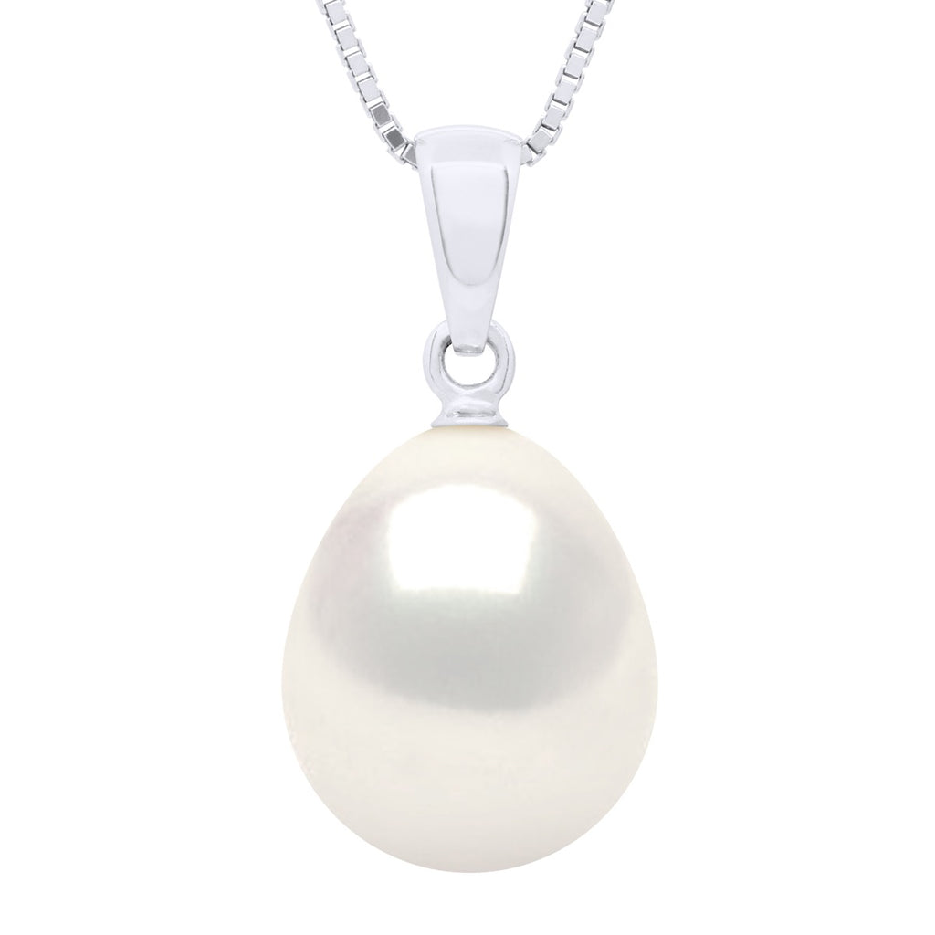 Pendentifs Perle Poire - Tailles De 7 À 11 Mm - Chaîne Offerte - Or 750 - Vincennes
