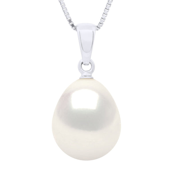 Pendentifs Perle Poire - Tailles De 7 À 11 Mm - Chaîne Offerte - Or 750 - Vincennes
