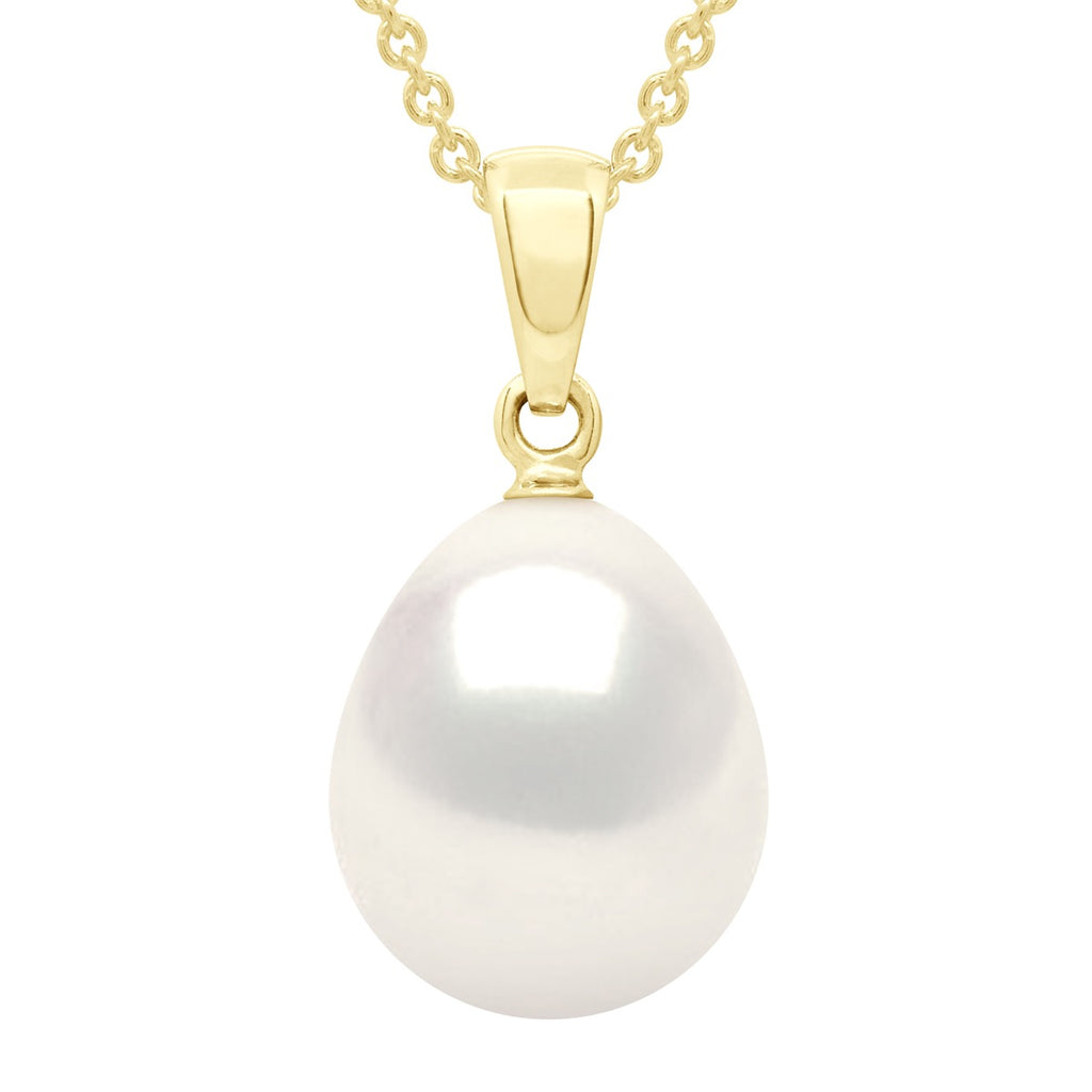 Pendentifs Perle Poire - Tailles De 7 À 11 Mm - Chaîne Offerte - Or 750 - Vincennes