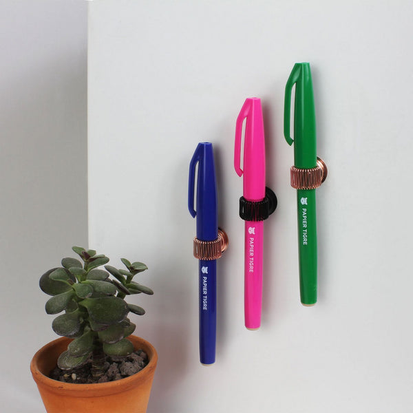 Clip Porte-Stylo Aimanté - Rose Gold