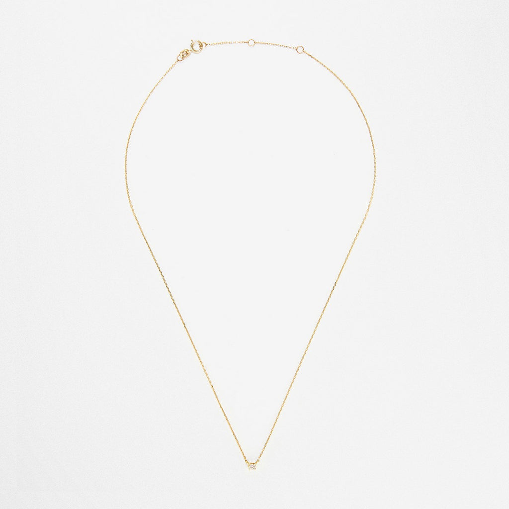 Collier Solitaire D0,08/1 - Or Jaune