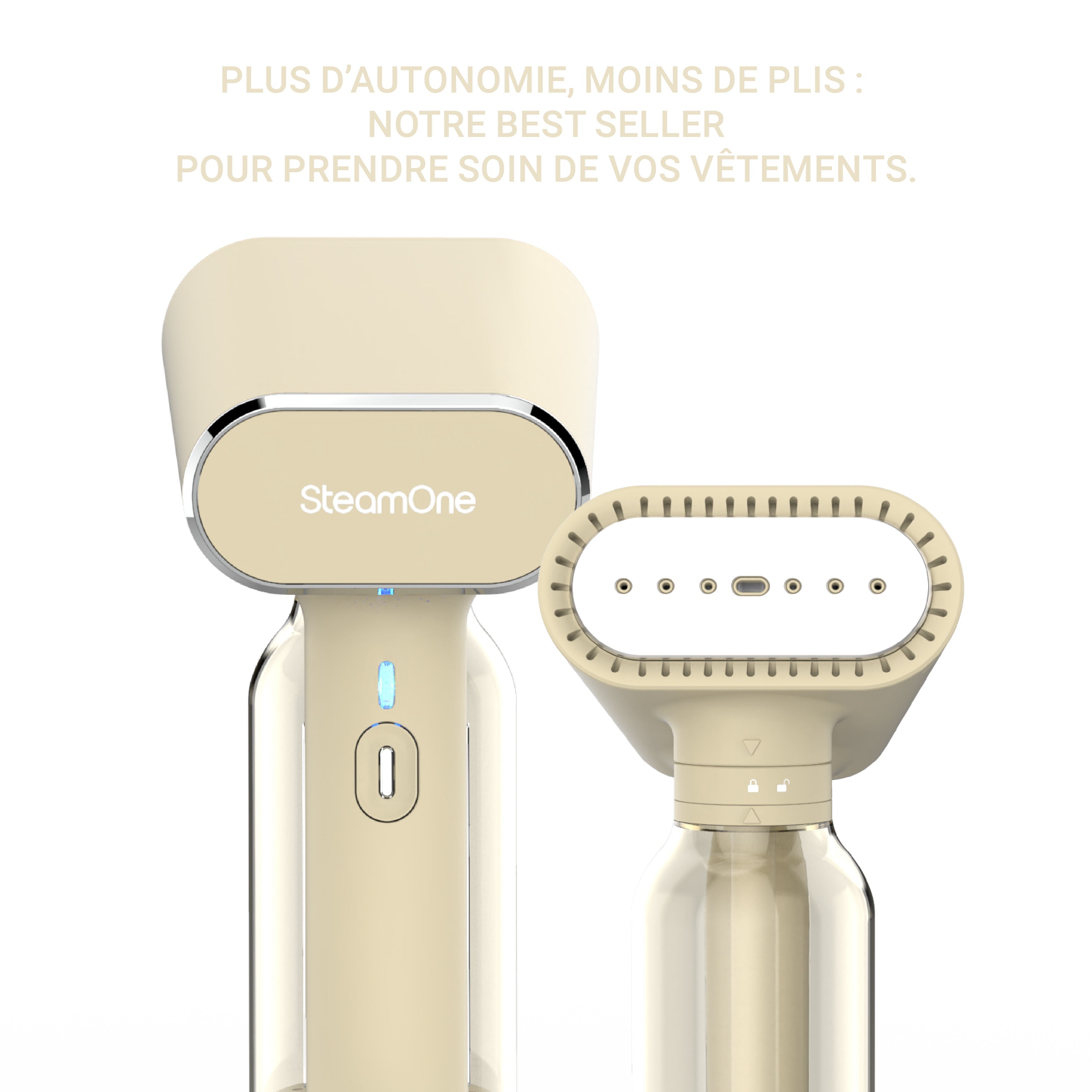 Steamer Portatif - Karl XL Cream400 - Beige