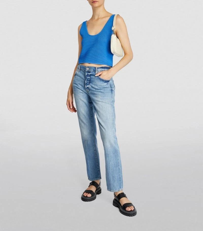 Top Crochet Tank - Provence Blue