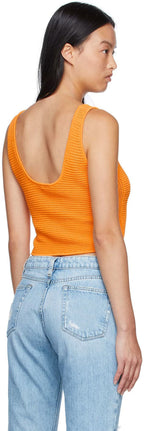 Top Crochet Tank - Kumquat