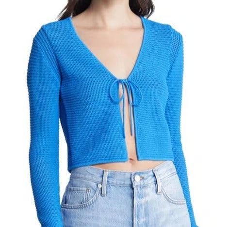 Top Crochet Tie - Provence Blue