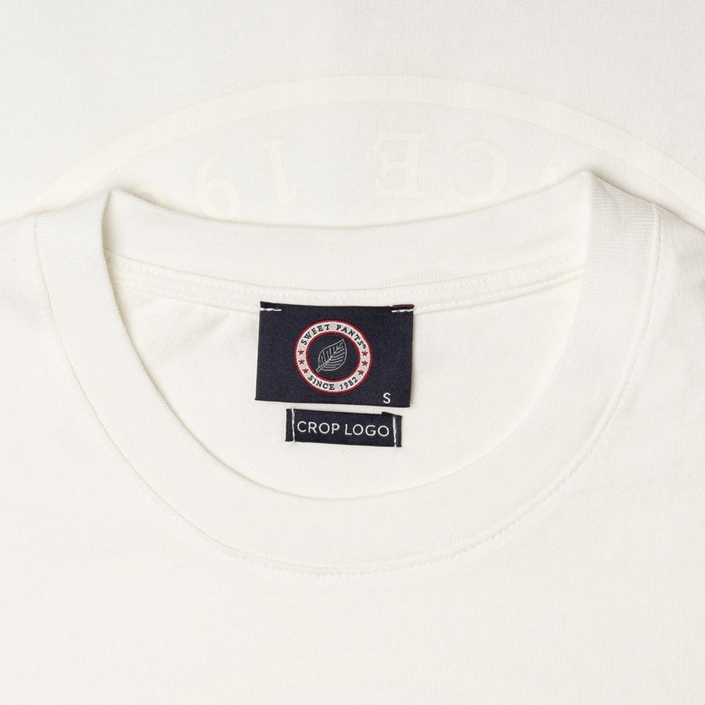 Tee-Shirt Crop Logo - White - Femme