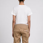 Tee-Shirt Crop Easy - Off White - Femme