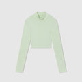 Crop Top Crop Funnel Ml - Celadon - Femme