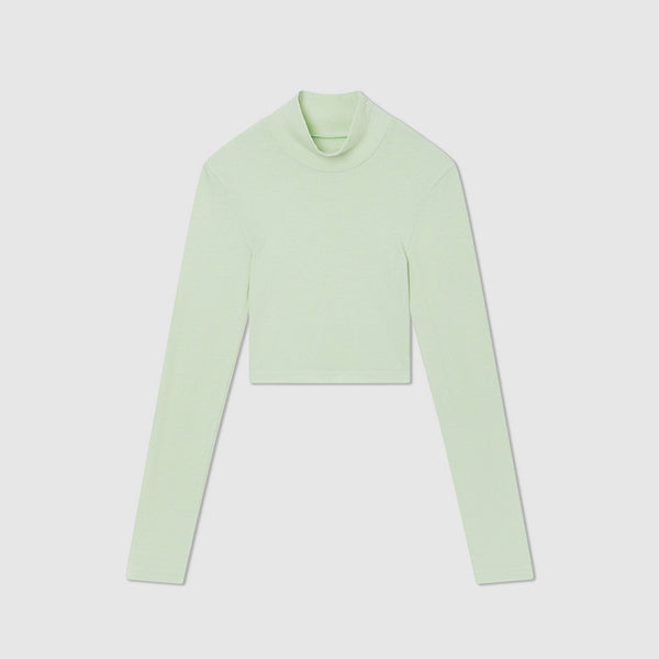 Crop Top Crop Funnel Ml - Celadon - Femme
