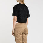 Tee-Shirt Crop Logo - Black - Femme