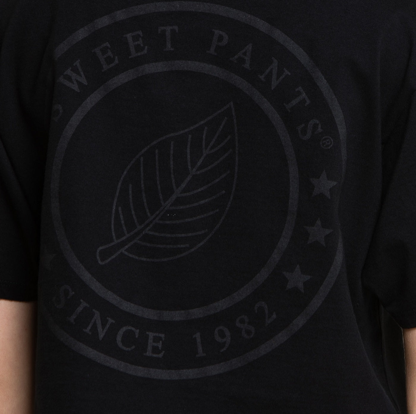 Tee-Shirt Crop Logo - Black - Femme