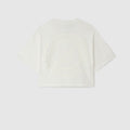 Tee-Shirt Crop Logo - Off White - Femme