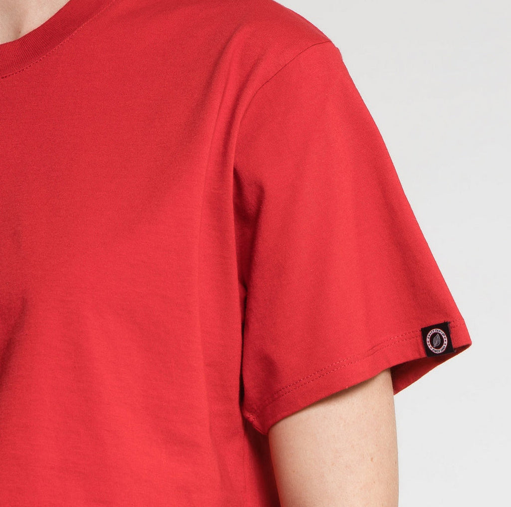 Tee-Shirt Crop Logo - Rick Red - Femme