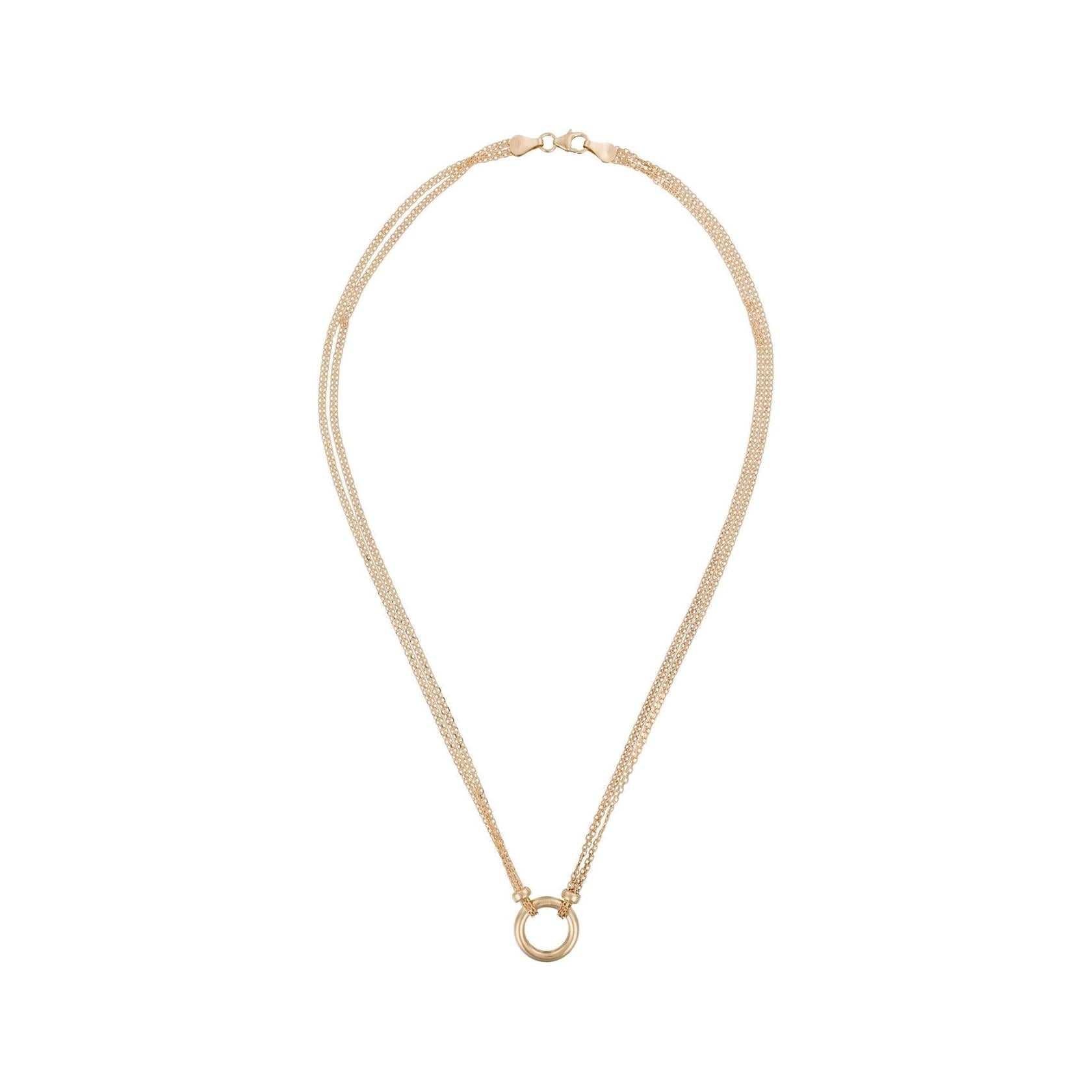 Collier "Round" Or Jaune 375/1000