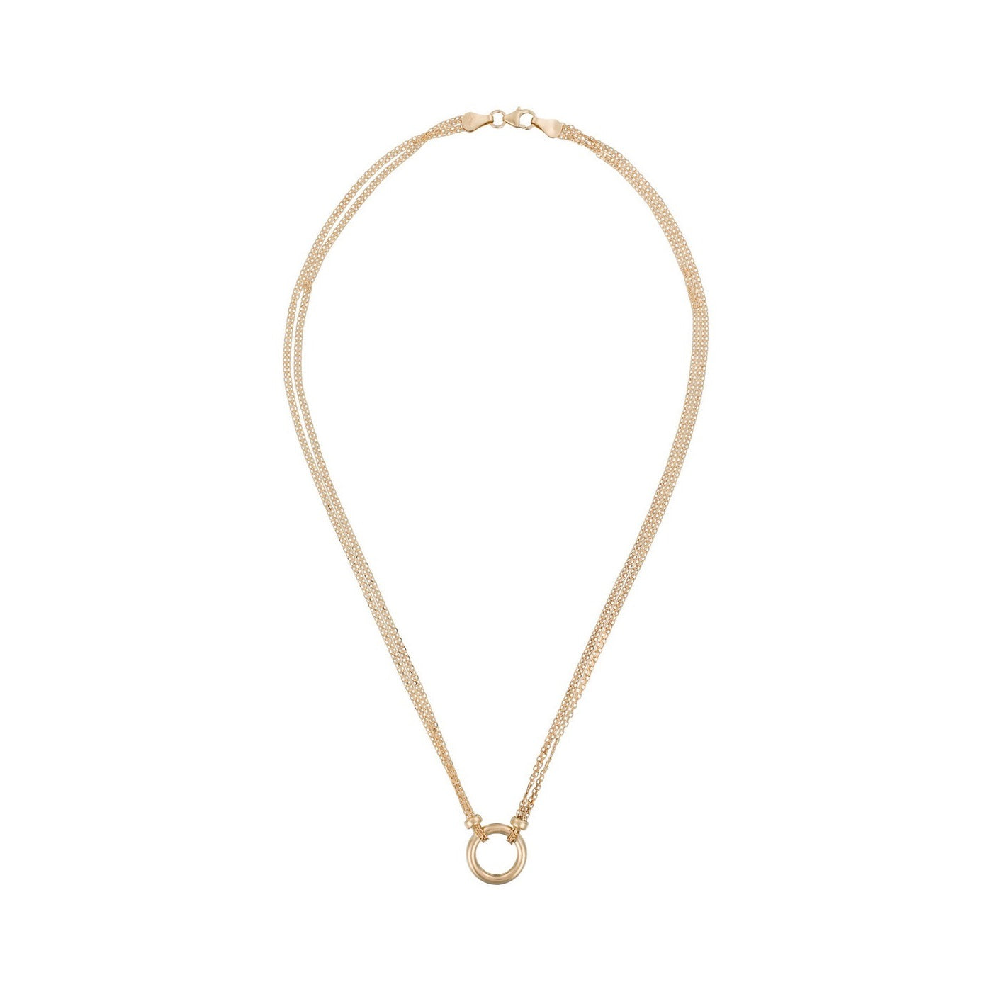 Collier "Round" Or Jaune 375/1000