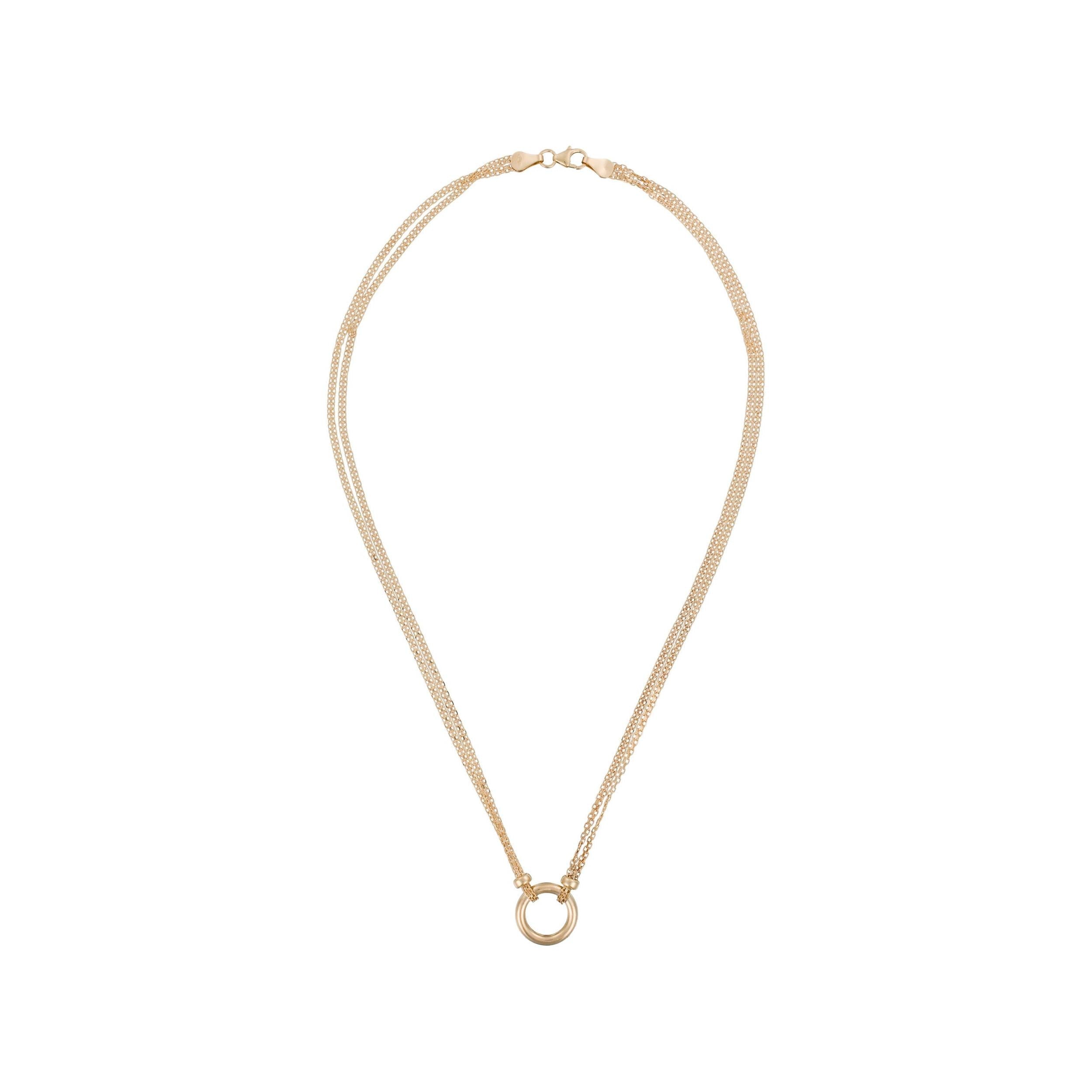Collier "Round" Or Jaune 375/1000