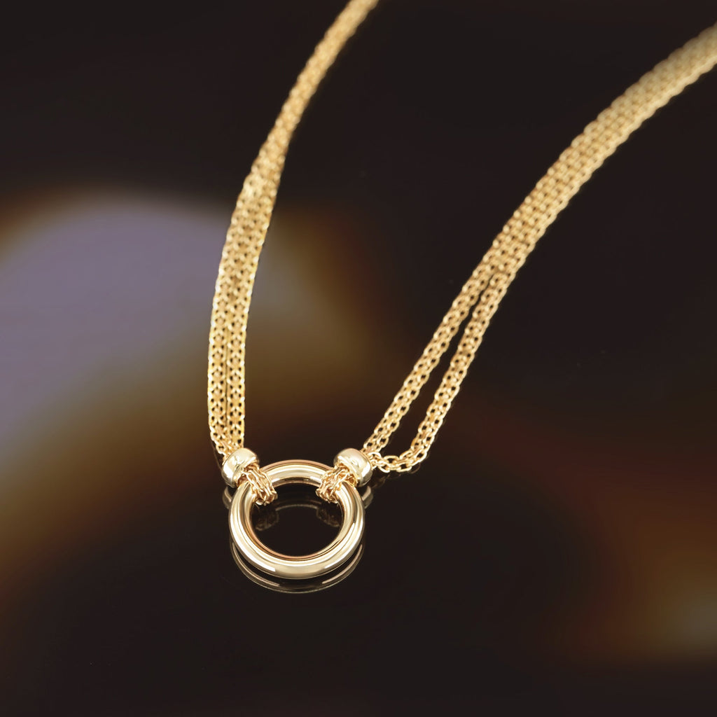 Collier "Round" Or Jaune 375/1000