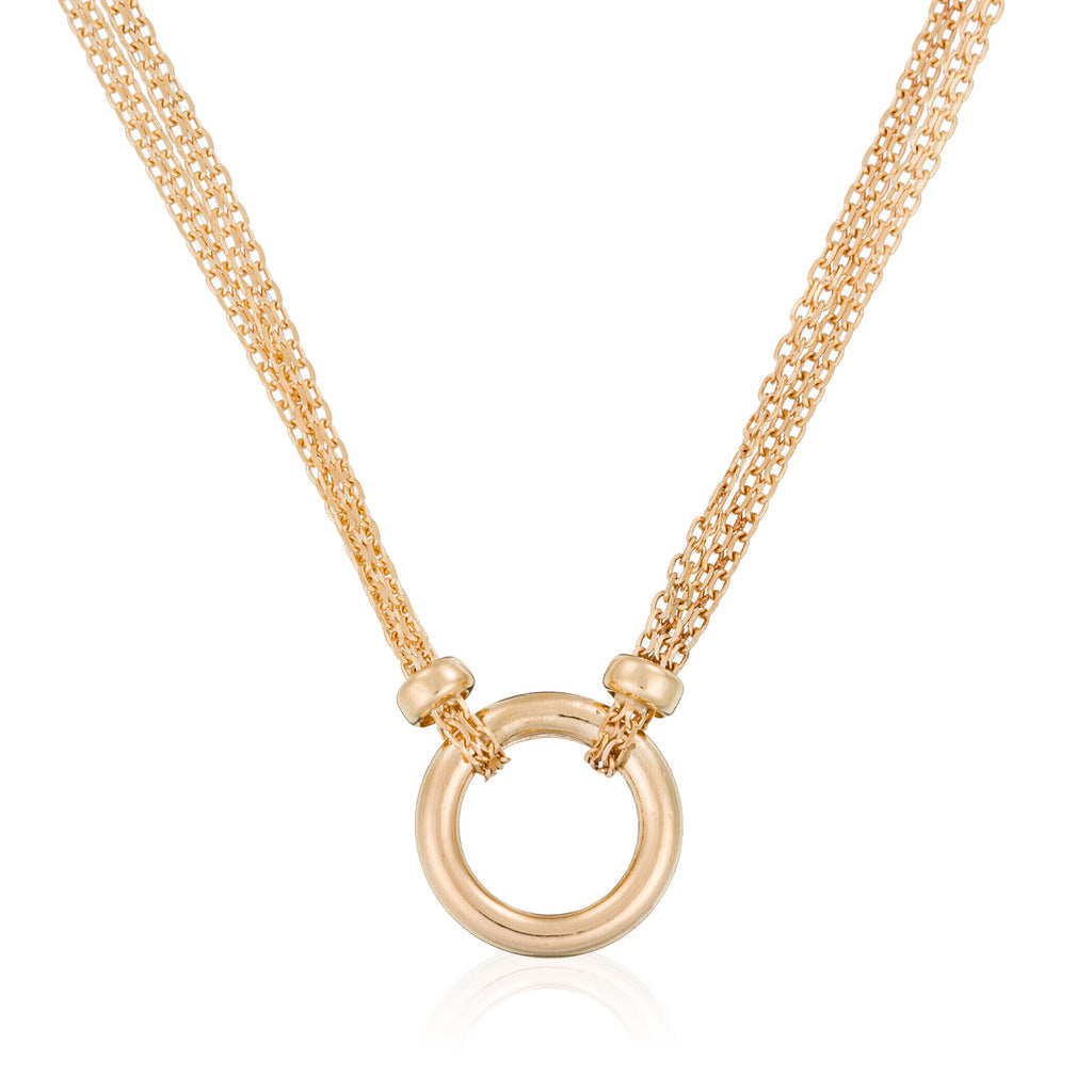 Collier "Round" - Or Jaune 375/1000
