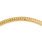Collier" - Nathalia" - Maille Ovale - Or Jaune 375/1000
