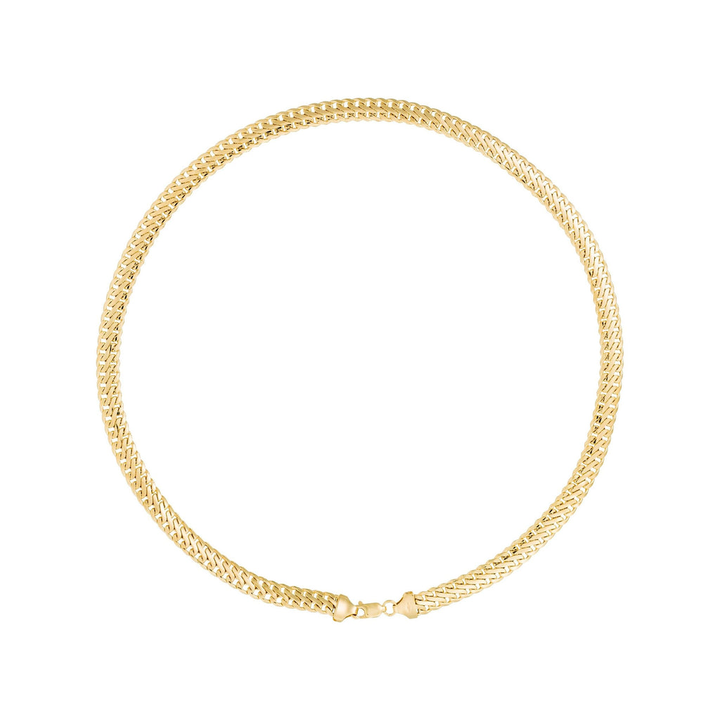 Collier Maille " Nathalia" Or Jaune 375/1000