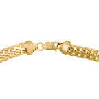 Collier" - Nathalia" - Maille Ovale - Or Jaune 375/1000