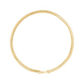 Collier" - Nathalia" - Maille Ovale - Or Jaune 375/1000