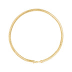 Collier" - Nathalia" - Maille Ovale - Or Jaune 375/1000