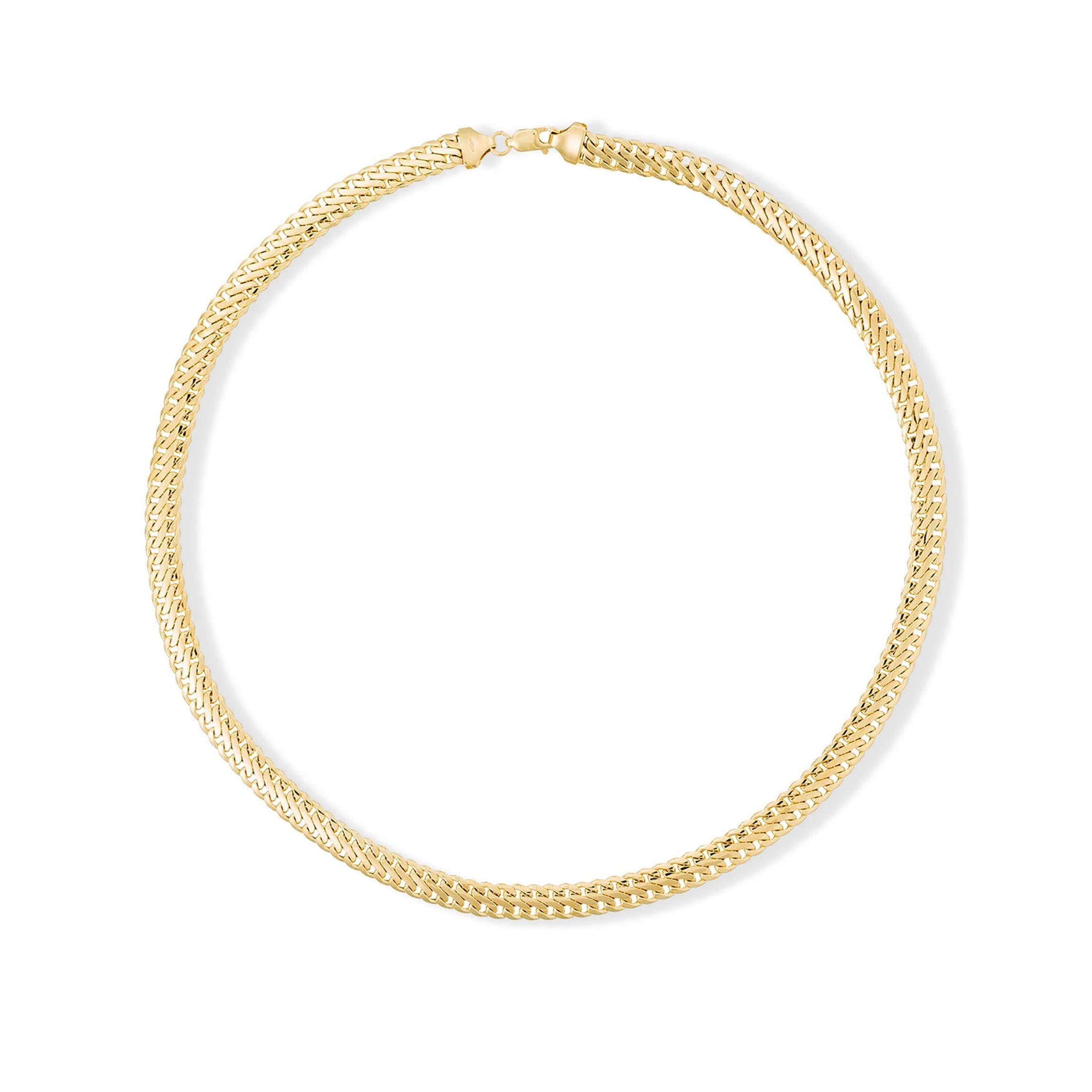 Collier Maille " Nathalia" Or Jaune 375/1000
