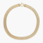 Collier "Maille Plata" Fermoir Boué - Or Jaune