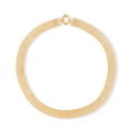 Collier "Maille Calera" Fermoir Boué Or Jaune 375/1000