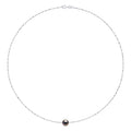 Collier Perle De Tahiti Ronde 9-10 Mm - Chaîne Singapour - Or 750 - Rapanui