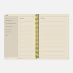 Carnet De Recettes Toilé - Marine