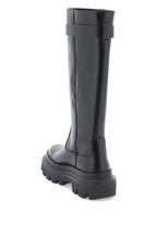 Dolce & Gabbana - Bottes Dolce & Gabbana Leather Boots With Logoed Plaquee