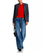 Pull Cut Out Ss Crew - Bright Red