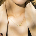 Collier "Colorama" Citrine Peridot 0,91/5 - Or Jaune 375/1000