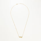 Collier "Colorama" Citrine Peridot 0,91/5 - Or Jaune 375/1000