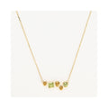 Collier "Colorama" Citrine Peridot 0,91/5 - Or Jaune 375/1000