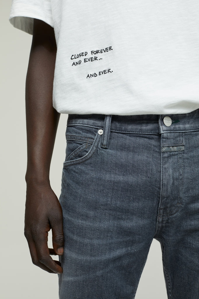 Closed - Jean Drop Cropped - Dark Grey - Homme