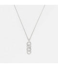 Collier "Ronds Entrelacés" - D0,05/28 - Or Blanc