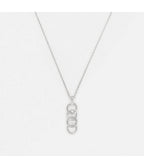 Collier "Ronds Entrelacés" - D0,05/28 - Or Blanc