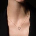 Collier "Assia" D0,096Ct/35 - Or Jaune