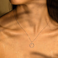 Collier "Cercle Prodigieux" Diamant 0,03/9 - Or Blanc