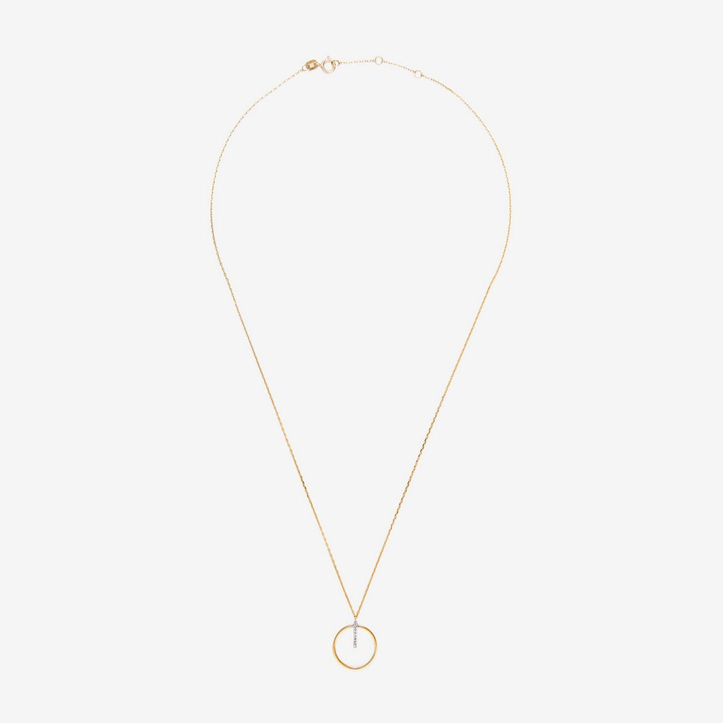 Collier "Cercle Prodigieux" Diamant 0,03/9 - Or Jaune
