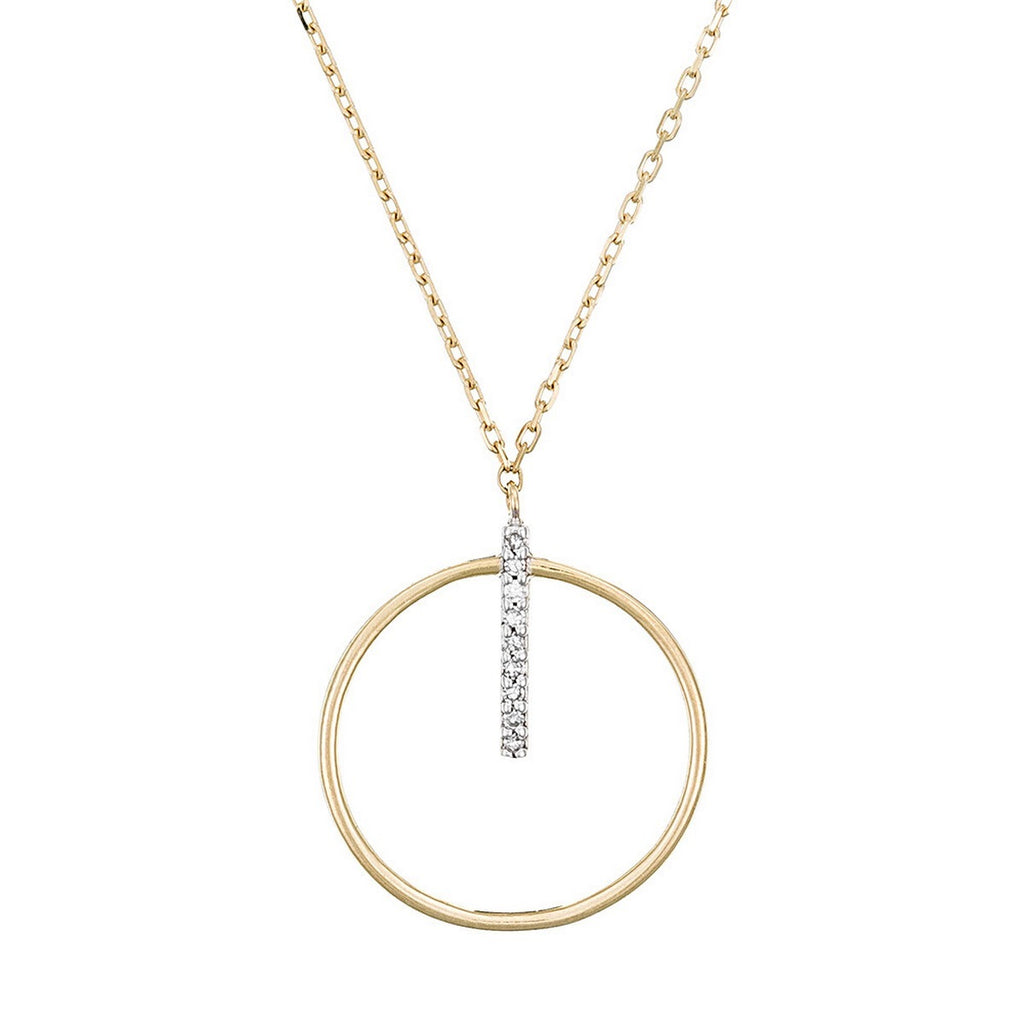 Collier "Cercle Prodigieux" Diamant 0,03/9 - Or Jaune